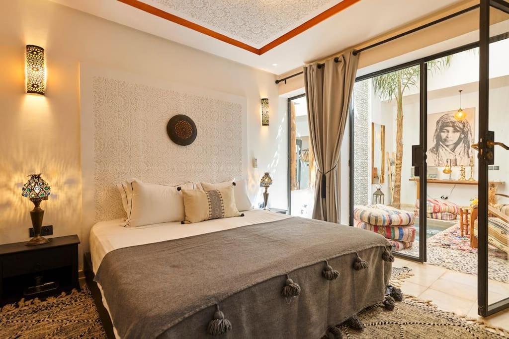 Riad Miloud En Exclusivite 10 P Au Coeur De La Medina マラケシュ エクステリア 写真